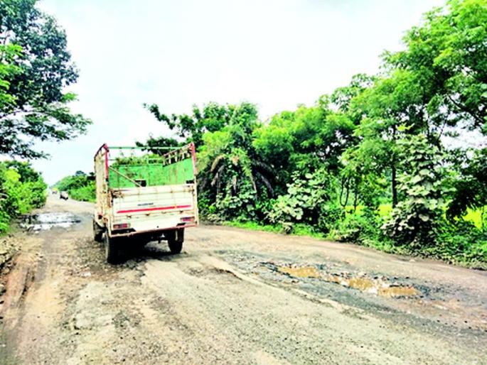 What do you say ... 1463 potholes on 23 km road | काय सांगता...23 किमीच्या रस्त्यावर तब्बल 1463 खड्डे What do you say ... 1463 potholes on 23 km road | काय सांगता...23 किमीच्या रस्त्यावर तब्बल 1463 खड्डे