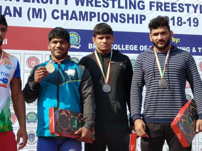 Balwinder Boldce Gold Medal in Wrestling Competition | कुस्तीस्पर्धेत बाळू बोडकेस सुवर्णपदक Balwinder Boldce Gold Medal in Wrestling Competition | कुस्तीस्पर्धेत बाळू बोडकेस सुवर्णपदक