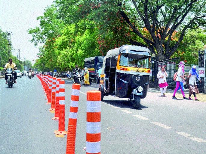 Trimabankana-Ashok Sekhba; One-way traffic from tomorrow | त्र्यंबकनाका-अशोकस्तंभ; उद्यापासून एकेरी वाहतूक