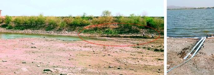 Water from the mouth of damapura water harvesters of the day | तोंडापूर धरणातून दिवसाढवळ्या शेतकऱ्यांकडून पाणी चोरी Water from the mouth of damapura water harvesters of the day | तोंडापूर धरणातून दिवसाढवळ्या शेतकऱ्यांकडून पाणी चोरी