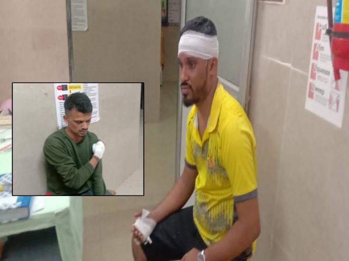 Fatal attack by migrants on local youth in Chirner | चिरनेरमध्ये परप्रांतीयांचा स्थानिक तरुणांवर जीवघेणा हल्ला Fatal attack by migrants on local youth in Chirner | चिरनेरमध्ये परप्रांतीयांचा स्थानिक तरुणांवर जीवघेणा हल्ला