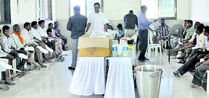 155 bird checks for artificial limbs | कृत्रिम हातपायांसाठी १५५ दिव्यांगांची तपासणी