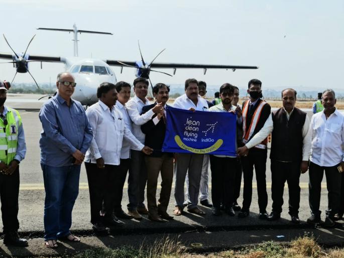 Kolhapur - Ahmedabad flight resumed | कोल्हापूर - अहमदाबाद विमानसेवा सुरू Kolhapur - Ahmedabad flight resumed | कोल्हापूर - अहमदाबाद विमानसेवा सुरू