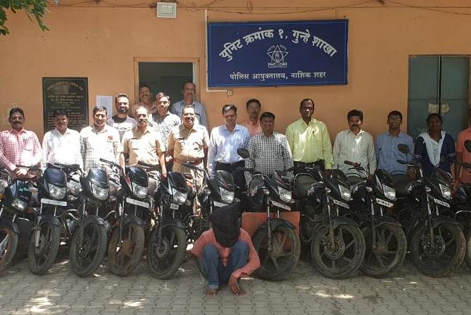 3 wheeler seized by a thief | चोरट्याकडून १३ दुचाकी हस्तगत
