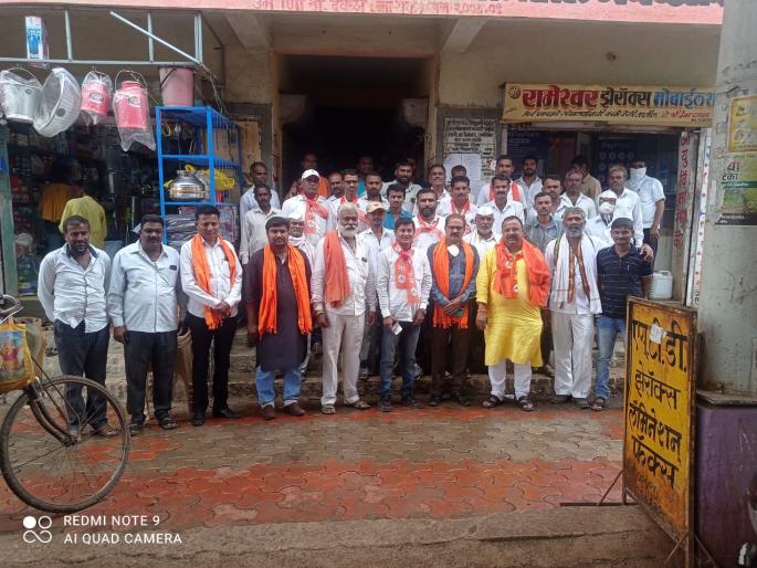Launch of Shiv Sampark Abhiyan in Deola taluka | देवळा तालुक्यात शिवसंपर्क अभियानाचा शुभारंभ