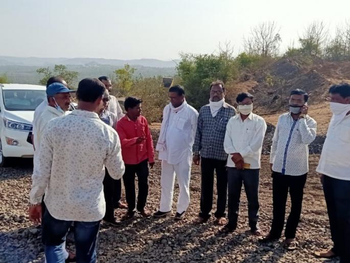Inspection of road works in Savalghat | सावळघाटातील रस्ता कामाची पाहणी Inspection of road works in Savalghat | सावळघाटातील रस्ता कामाची पाहणी