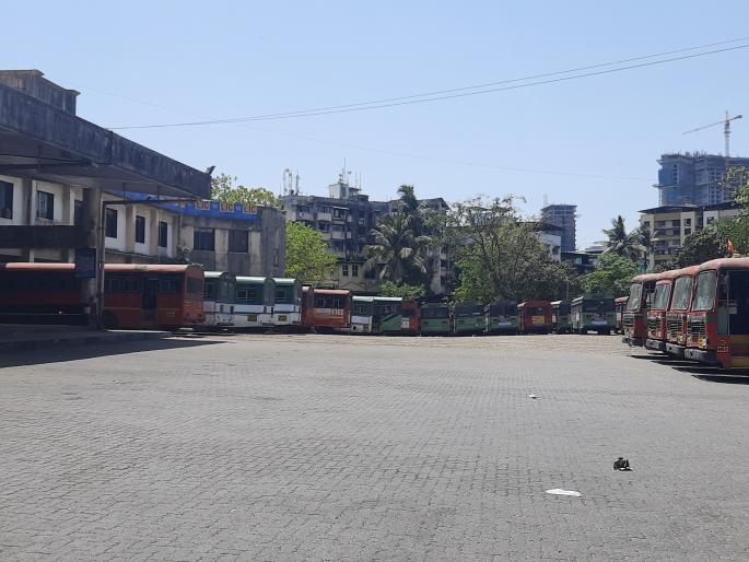 Coronavirus News: Finally sealed Thane's khopat ST Depo due to 43 ST employees corona infection | Coronavirus News:एसटीच्या ४३ कर्मचाऱ्यांना कोरोनाची लागण झाल्यामुळे ठाण्यातील खोपट डेपो अखेर सील