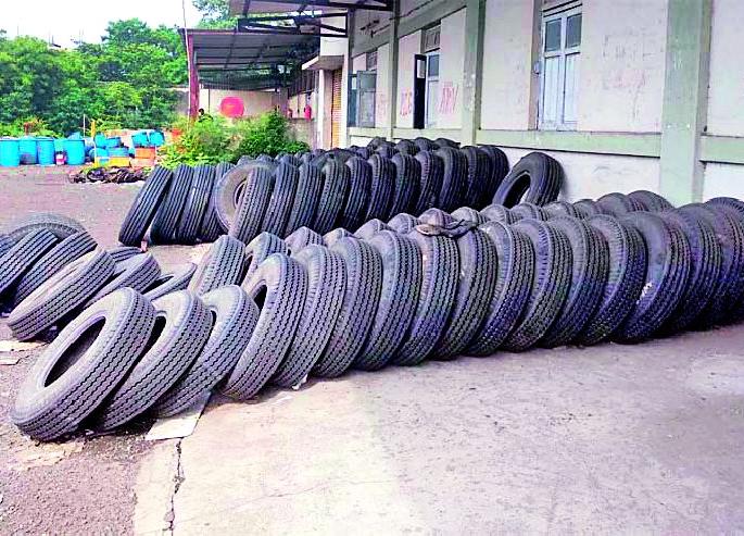 Rapam's Buses Rimold Tire | रापमच्या बसेस रिमोल्ड टायरवर