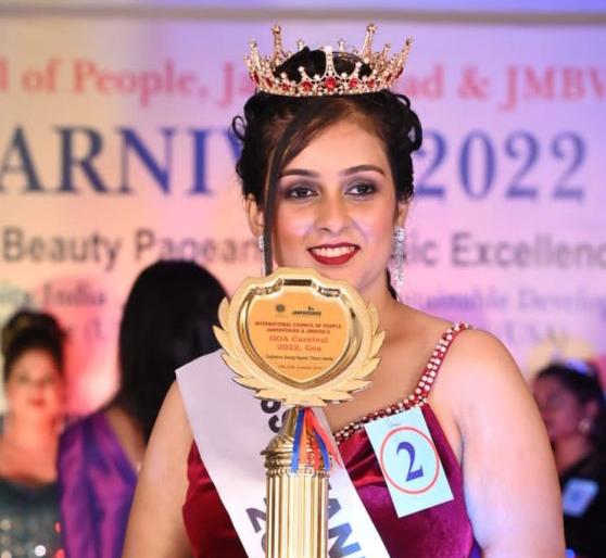 Harshal Bajaj of Nagpur became Miss International Titanic Universal | नागपूरच्या हर्षल बजाज ठरल्या मिस इंटरनॅशनल टायटॅनिक युनिव्हर्सल  Harshal Bajaj of Nagpur became Miss International Titanic Universal | नागपूरच्या हर्षल बजाज ठरल्या मिस इंटरनॅशनल टायटॅनिक युनिव्हर्सल