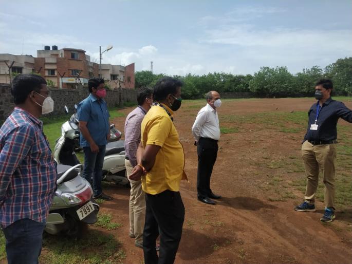 Site inspection by District Collector Daulat Desai for Sarathi sub-center | सारथीच्या उपकेंद्रासाठी जिल्हाधिकारी दौलत देसाई यांच्याकडून जागेची पाहणी