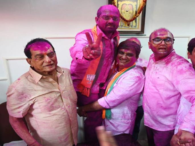 Maharashtra assembly vidhan sabha election 2024 Amal Mahadik, the candidate of the BJP in the grand alliance, won in the Kolhapur South Assembly Constituency | Kolhapur South Vidhan Sabha Election 2024: दक्षिणेत वारे फिरले, अमल जिंकले Maharashtra assembly vidhan sabha election 2024 Amal Mahadik, the candidate of the BJP in the grand alliance, won in the Kolhapur South Assembly Constituency | Kolhapur South Vidhan Sabha Election 2024: दक्षिणेत वारे फिरले, अमल जिंकले