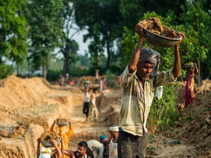 Labor attendance at Rohyo work in the district decreased | जिल्ह्यात रोहयोच्या कामावर मजूर उपस्थिती घटली Labor attendance at Rohyo work in the district decreased | जिल्ह्यात रोहयोच्या कामावर मजूर उपस्थिती घटली