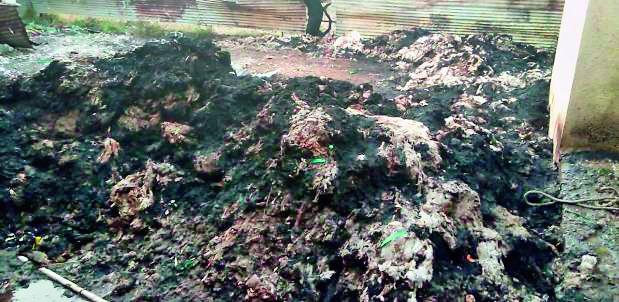 Shri Balaji Jingala fire at the highway | दर्यापुरातील श्री बालाजी जिनिंगला आग Shri Balaji Jingala fire at the highway | दर्यापुरातील श्री बालाजी जिनिंगला आग