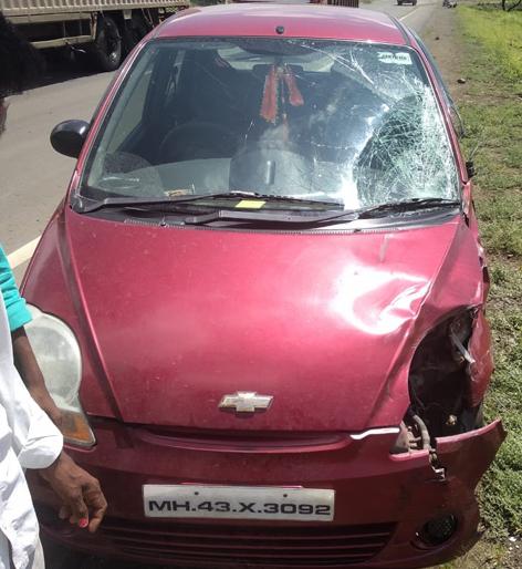Car-bike accident; Death of a two wheeler | कार-दुचाकी अपघात; दुचाकीस्वाराचा मृत्यू