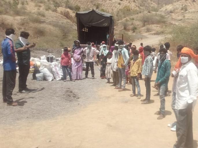  57 laborers stranded in Satara district returned to Malda in Taloda taluka | सातारा जिल्ह्यात अडकलेले ५७ मजूर तळोदा तालुक्यातील मालदा येथे परतले
