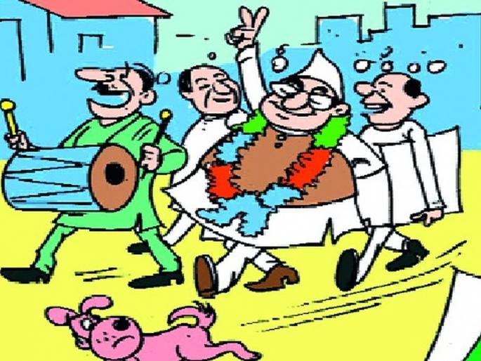 Even after the voting, the candidate is in the grip of working age | मतदानानंतरही उमेदवार कार्यकत्र्याच्या गराडय़ातच Even after the voting, the candidate is in the grip of working age | मतदानानंतरही उमेदवार कार्यकत्र्याच्या गराडय़ातच