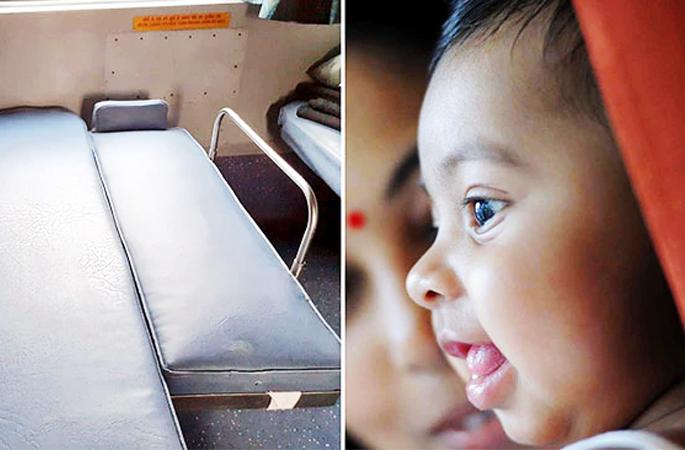 Baby berths now available on railways; The train journey to Chimukalya with mother is also pleasant | रेल्वेत आता बेबी बर्थची सोय; आईसोबत चिमुकल्याचाही होणार रेल्वे प्रवास सुखकर