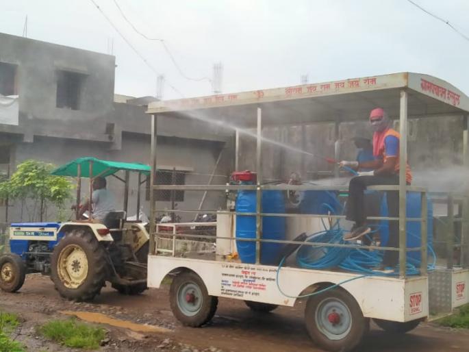 Disinfectant spraying by Harsul Gram Panchayat | हरसूल ग्रामपंचायतीतर्फेजंतुनाशक फवारणी Disinfectant spraying by Harsul Gram Panchayat | हरसूल ग्रामपंचायतीतर्फेजंतुनाशक फवारणी