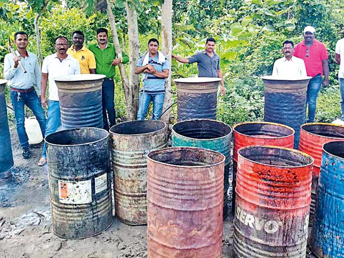 Wash-out campaign in Hingni Shivaraya | हिंगणी शिवारात वॉश आऊट मोहीम Wash-out campaign in Hingni Shivaraya | हिंगणी शिवारात वॉश आऊट मोहीम