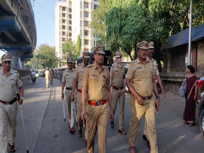 In the wake of Ramadan Eid, proper police deployment in Bhiwandi | रमजान ईदच्या पार्श्वभूमीवर भिवंडीत चोख पोलीस बंदोबस्त In the wake of Ramadan Eid, proper police deployment in Bhiwandi | रमजान ईदच्या पार्श्वभूमीवर भिवंडीत चोख पोलीस बंदोबस्त