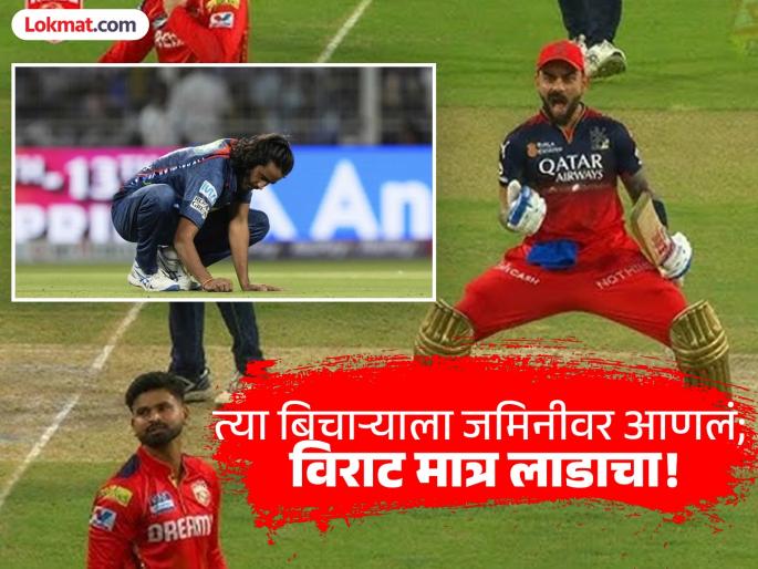 IPL 2025 Double Standards BCCI Should Ban Him Fans Experts Slam Virat Kohli For Animated Celebration Vs PBKS Front Of Shreyas Iyer | IPL 2025 : 'त्या' बिचाऱ्याला जमिनीवर आणले; पण 'स्टारडम कल्चर'मुळे विराटचे लाड?