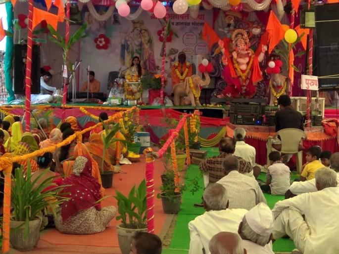 Kirtan of Srimad Bhagwat ending ceremony | श्रीमद्भागवताची काल्याच्या कीर्तनाने सांगता