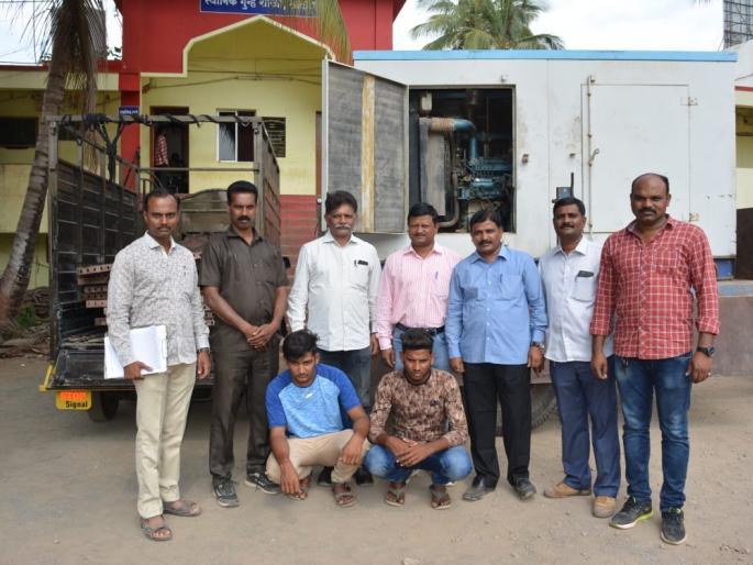 Construction material stolen, two arrested: Local crime branch action | बांधकाम साहित्यांची चोरी उघड, दोघांना अटक : स्थानिक गुन्हे शाखेची कारवाई Construction material stolen, two arrested: Local crime branch action | बांधकाम साहित्यांची चोरी उघड, दोघांना अटक : स्थानिक गुन्हे शाखेची कारवाई