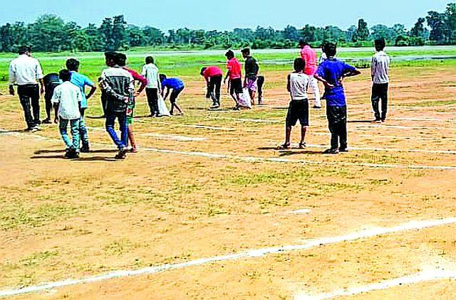 Random project-level sports convention | रांगीत प्रकल्पस्तरीय क्रीडा संमेलन