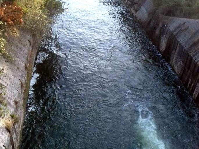 Finally, water in the left canal | ..अखेर डाव्या कालव्यात पाणी Finally, water in the left canal | ..अखेर डाव्या कालव्यात पाणी