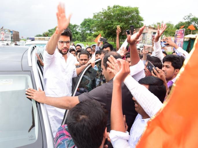 Welcome to Aditya Thakre in Chandwad taluka | चांदवड तालुक्यात आदित्य ठाकरे यांचे स्वागत Welcome to Aditya Thakre in Chandwad taluka | चांदवड तालुक्यात आदित्य ठाकरे यांचे स्वागत