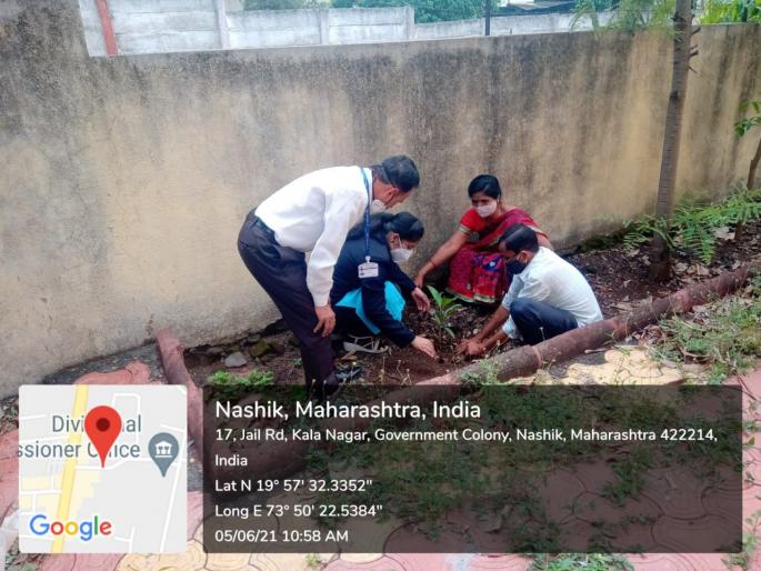 Tree planting in Trimbak taluka by 'Barti'! | 'बार्टी'तर्फे त्र्यंबक तालुक्यात वृक्षारोपण ! Tree planting in Trimbak taluka by 'Barti'! | 'बार्टी'तर्फे त्र्यंबक तालुक्यात वृक्षारोपण !