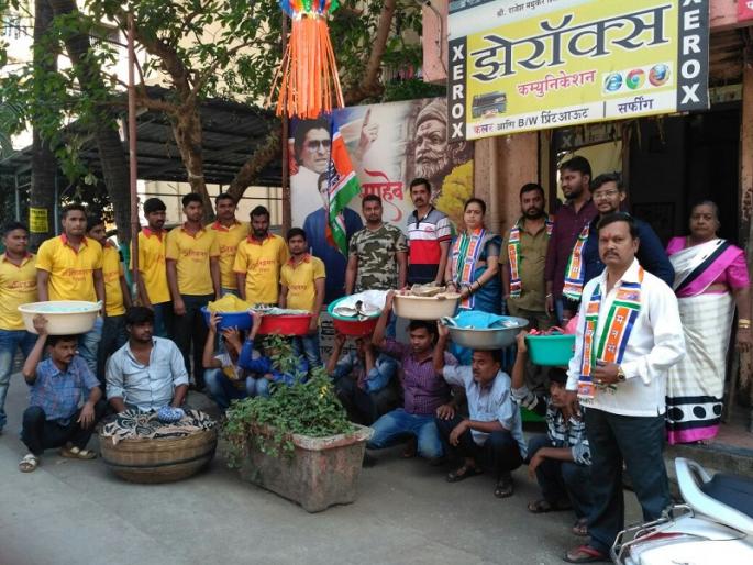 MNS has given MNS to traders in Thane, after hawkers, now on fish radar sale | ठाण्यात मनसेचा राडा, परप्रांतीय मासे विक्रेत्यांना केली मारहाण MNS has given MNS to traders in Thane, after hawkers, now on fish radar sale | ठाण्यात मनसेचा राडा, परप्रांतीय मासे विक्रेत्यांना केली मारहाण