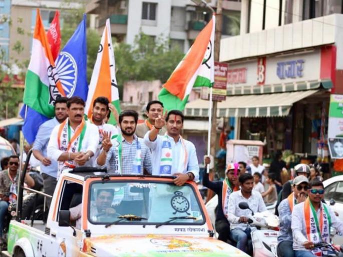D. Y In the campaign of Patil's grandson Partha Pawar | डी. वाय. पाटील यांचे नातू पार्थ पवार यांच्या प्रचारात