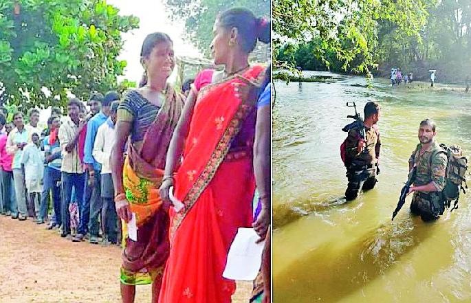 Naxal-free elections for the first time in 3 years | २५ वर्षांत प्रथमच नक्षल कारवायामुक्त निवडणूक Naxal-free elections for the first time in 3 years | २५ वर्षांत प्रथमच नक्षल कारवायामुक्त निवडणूक