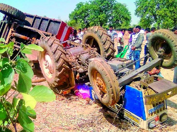 Three killed in two accidents | दोन अपघातात तीन ठार