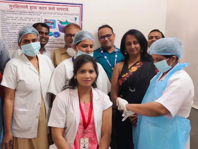 Sinnar launches corona vaccination campaign | सिन्नरला कोरोना लसीकरण मोहिमेला सुरूवात