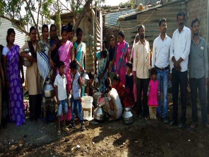 Vijaynagarat Nal Scheme is implemented | विजयनगरात नळ योजना कार्यान्वित Vijaynagarat Nal Scheme is implemented | विजयनगरात नळ योजना कार्यान्वित