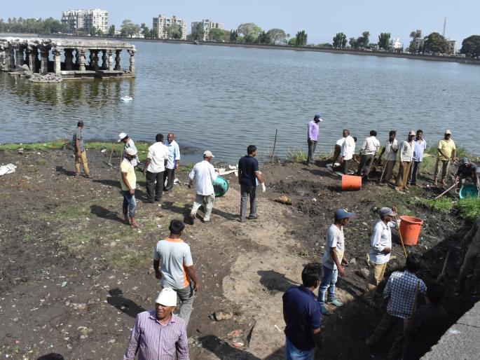After the Jayanti Nala, there was also the Chakachar | जयंती नाला पाठोपाठ संध्यामठही झाला चकाचक After the Jayanti Nala, there was also the Chakachar | जयंती नाला पाठोपाठ संध्यामठही झाला चकाचक