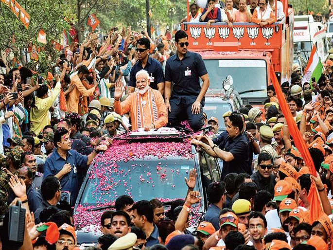 We do not use national security issues in elections, Narendra Modi's claim | आम्ही राष्ट्रीय सुरक्षेच्या मुद्द्यांचा निवडणुकांत वापर करीत नाही, नरेंद्र मोदी यांचा दावा We do not use national security issues in elections, Narendra Modi's claim | आम्ही राष्ट्रीय सुरक्षेच्या मुद्द्यांचा निवडणुकांत वापर करीत नाही, नरेंद्र मोदी यांचा दावा