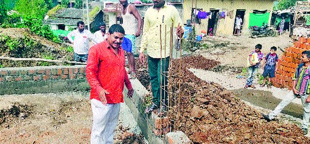 Demand for anganwadi construction inquiry | अंगणवाडी बांधकाम चौकशीची मागणी Demand for anganwadi construction inquiry | अंगणवाडी बांधकाम चौकशीची मागणी