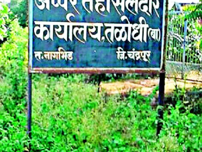 Talodhi's Upper Tehsil Office on the air | तळोधीचे अप्पर तहसील कार्यालय वाऱ्यावर Talodhi's Upper Tehsil Office on the air | तळोधीचे अप्पर तहसील कार्यालय वाऱ्यावर