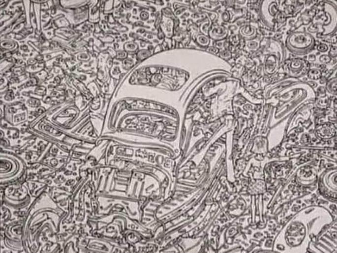 Optical Illusion : Can you spot the 7 people and 1 cat in this photo | Optical Illusion : 'या' फोटोत आहेत ७ मनुष्य पण लोकांना दिसले केवळ ३; बघा तुम्हाला किती दिसतात!
