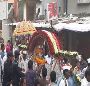 shegaon death anniversary celebrated | लाखो भाविकांच्या उपस्थितीत शेगावात श्रींचा पुण्यतिथी उत्सव shegaon death anniversary celebrated | लाखो भाविकांच्या उपस्थितीत शेगावात श्रींचा पुण्यतिथी उत्सव