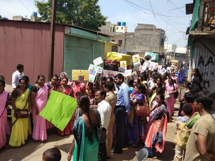  Public awareness under the nutrition campaign week | पोषण अभियान सप्ताह अंतर्गत सटाण्यात जनजागृती