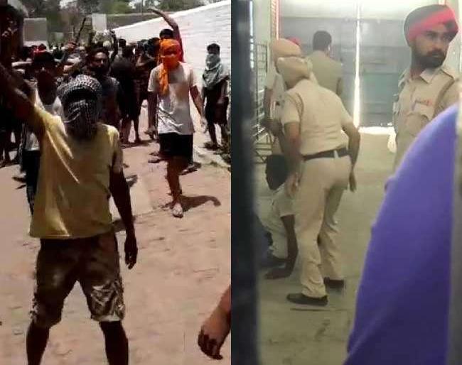 Violence in Ludhiana Central Jail; Death of a prisoner; Police fired | लुधियानाच्या सेंट्रल जेलमध्ये हिंसाचार; एका कैद्याचा मृत्यू; पोलिसांनी केला गोळीबार Violence in Ludhiana Central Jail; Death of a prisoner; Police fired | लुधियानाच्या सेंट्रल जेलमध्ये हिंसाचार; एका कैद्याचा मृत्यू; पोलिसांनी केला गोळीबार