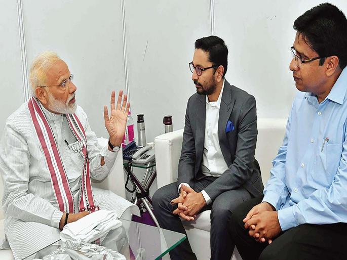 Raj Thackeray means 'outsourcing', wave in country with the government says Narendra Modi | Narendra Modi Exclusive Interview: देशात सर्वत्र सरकारच्या बाजूनेच लाट, पंतप्रधान नरेंद्र मोदी यांचा विश्वास Raj Thackeray means 'outsourcing', wave in country with the government says Narendra Modi | Narendra Modi Exclusive Interview: देशात सर्वत्र सरकारच्या बाजूनेच लाट, पंतप्रधान नरेंद्र मोदी यांचा विश्वास