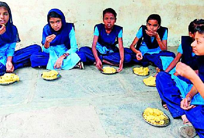 Apple and pomegranate in school nutrition care | शालेय पोषण आहारात सफरचंद आणि डाळिंब