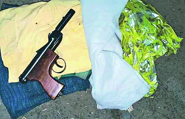 A young man with a domestic cut in the store | भंडारात देशी कट्ट्यासह तरुणास केले जेरबंद A young man with a domestic cut in the store | भंडारात देशी कट्ट्यासह तरुणास केले जेरबंद