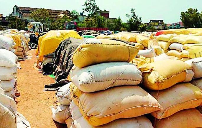Closing the purchase of summer paddy without delay | गोदामाअभावी उन्हाळी धान खरेदी बंद Closing the purchase of summer paddy without delay | गोदामाअभावी उन्हाळी धान खरेदी बंद