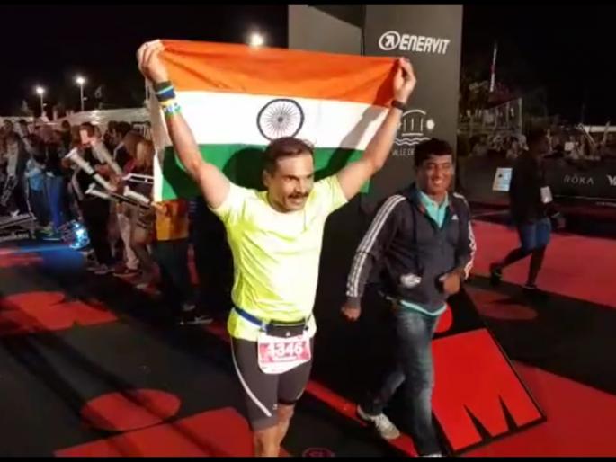 Navin police commissioner Ravindra Singhal becomes 'Ironman' | नाशिकचे पोलीस आयुक्त रविंद्र सिंगल ठरले ‘आयर्नमॅन’ Navin police commissioner Ravindra Singhal becomes 'Ironman' | नाशिकचे पोलीस आयुक्त रविंद्र सिंगल ठरले ‘आयर्नमॅन’